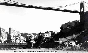 Constantine - Pont Suspendu de Sidi-M'Cid - Pause